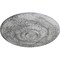 Ekena Millwork Neuveau Ceiling Medallion (Fits Canopies up to 6 3/8"), 24 1/4"OD x 2"P, Ultra Pure White Crackle CM24NAUWC - alternate 4